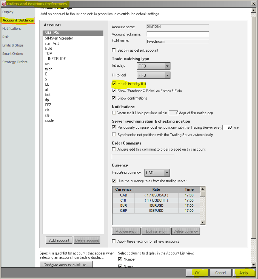 Z score trading system